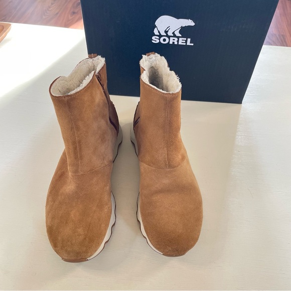 Sorel Camel Brown Kinetic Short Boots - Picture 5 of 13